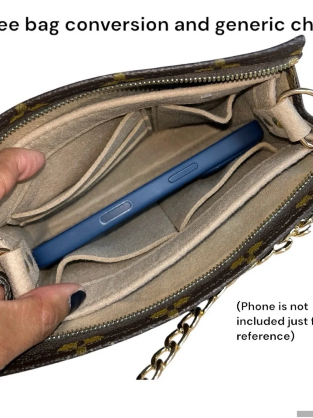 Vintage LOUIS VUITTON Monogram Toiletry 19 Pouch Clutch Bag Brown Authentic - Picture 9 of 9